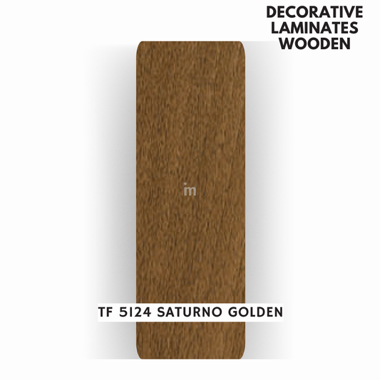 TF 5124 SATURNO GOLDEN  / TOUCH FEEL   / DECORATIVE LAMINATE / THINK LUXURY  - 1MM - 8FT x 4FT