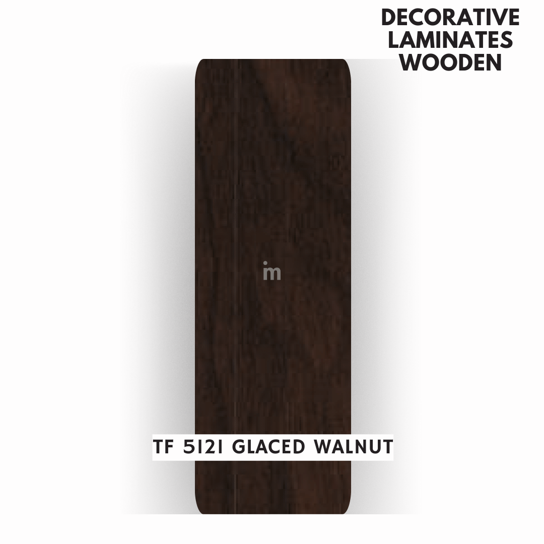 TF 5121 GLACED WALNUT  / TOUCH FEEL   / DECORATIVE LAMINATE / THINK LUXURY  - 1MM - 8FT x 4FT