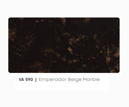 VA - 590 - EMPERADOR BEIGE MARBLE - PREMIUM MARBLE - 8FT X 4FT / 10FT X 4FT / 12FT X 4FT - 3MM- VIVA - ACP