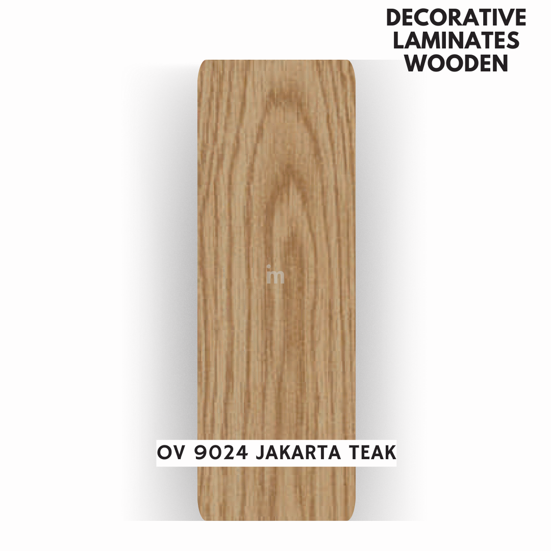 OV 9024 JAKARTA TEAK  / OAK (V)   / DECORATIVE LAMINATE / THINK LUXURY  - 1MM - 8FT x 4FT