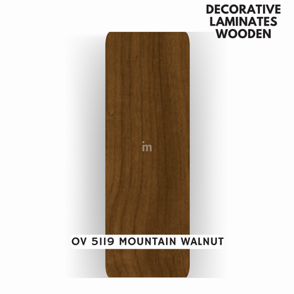 OV 5119 MOUNTAIN WALNUT  / OAK (V)   / DECORATIVE LAMINATE / THINK LUXURY  - 1MM - 8FT x 4FT