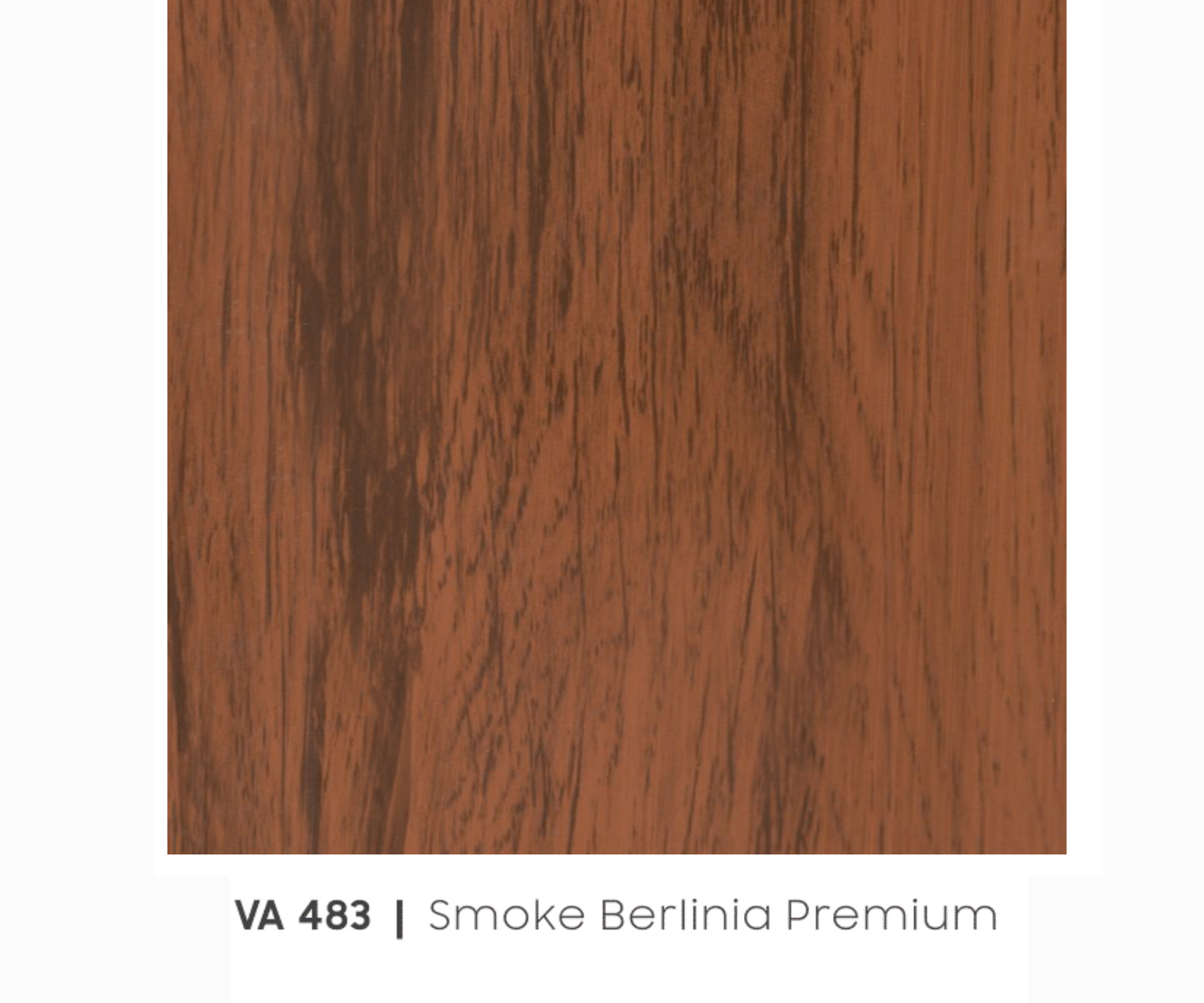 VA - 483 - SMOKE BERLINIA PREMIUM - PREMIUM WOODEN- 8FT X 4FT / 10FT X 4FT / 12FT X 4FT - 3MM- VIVA - ACP