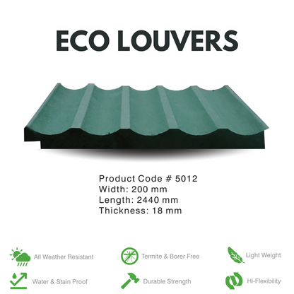 5012 / ECO LOUVERS / PREMIUM FLUTED PANELS / 2440MM x 200MM x 18MM