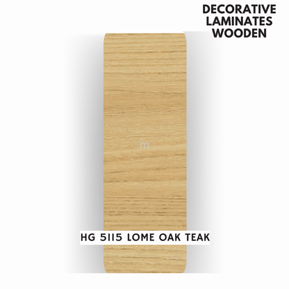 HG- 5115 LOME OAK TEAK    / HIGH GLOSS   / DECORATIVE LAMINATE / THINK LUXURY  - 1MM - 8FT x 4FT