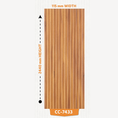 CC - 7433 / CISCON LOUVERS / FLUTED LOUVERS / 8 FT x 4.6 INCH x 12MM