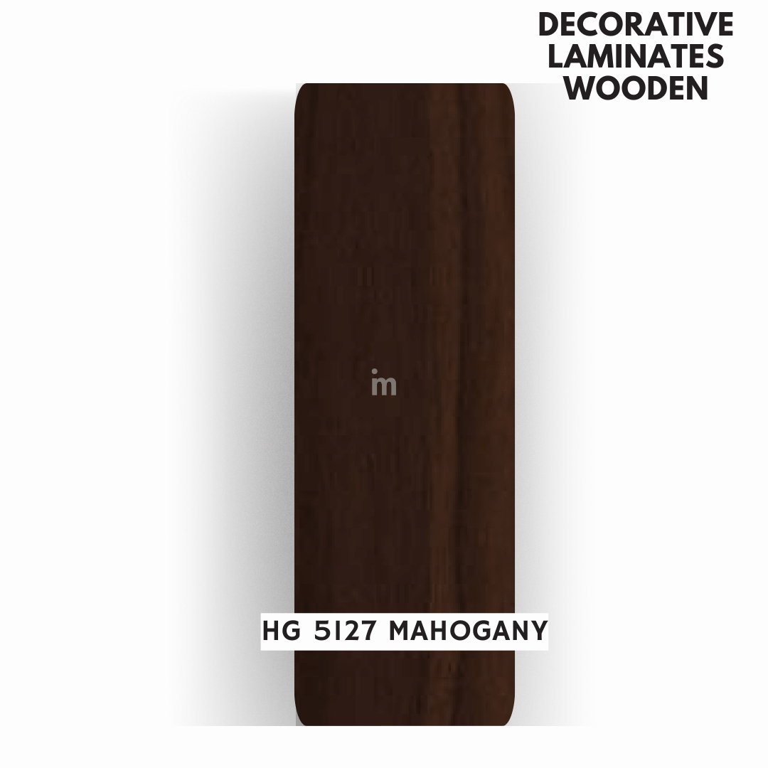 HG- 5127 MAHOGANY   / HIGH GLOSS   / DECORATIVE LAMINATE / THINK LUXURY  - 1MM - 8FT x 4FT