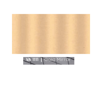 VA - 1111 - GOLD MIRROR - BRUSH & MIRROR  - 8FT X 4FT / 10FT X 4FT / 12FT X 4FT - 3MM- VIVA - ACP