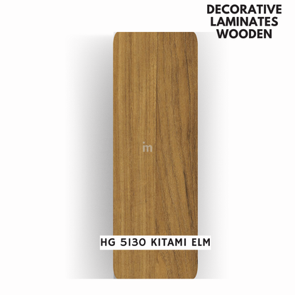 HG- 5130 KITAMI ELM   / HIGH GLOSS   / DECORATIVE LAMINATE / THINK LUXURY  - 1MM - 8FT x 4FT