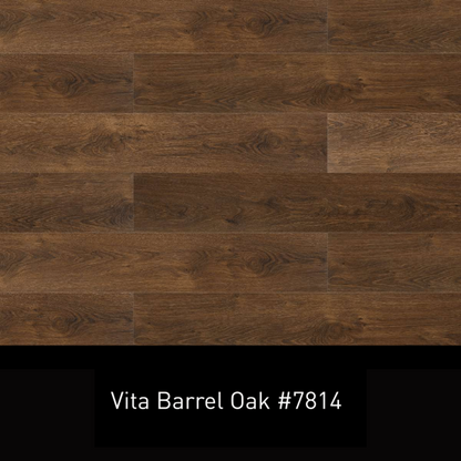 7814 - VITA BARREL OAK - AC4 1218MM X 198MM X 8MM - MAJESTIC - LAMINATE WOODEN  FLOORING