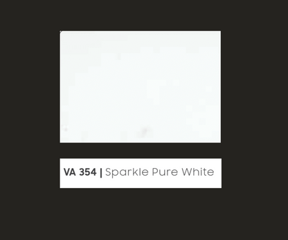 VA - 354 - SPARKLE PURE WHITE - SPARKLE  - 8FT X 4FT / 10FT X 4FT / 12FT X 4FT - 3MM- VIVA - ACP