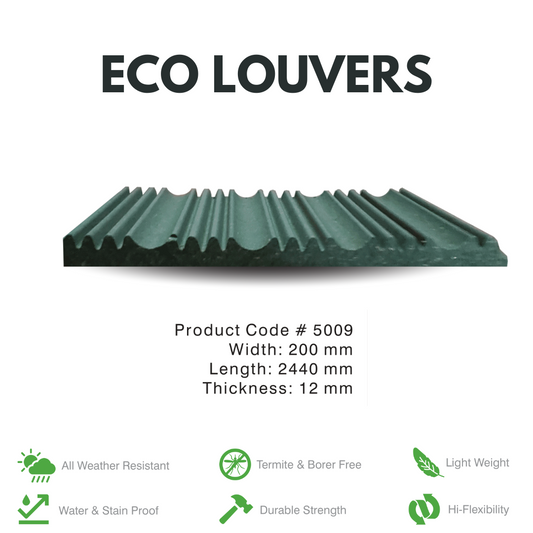 5009 / ECO LOUVERS / PREMIUM FLUTED PANELS / 2440MM x 200MM x 12MM