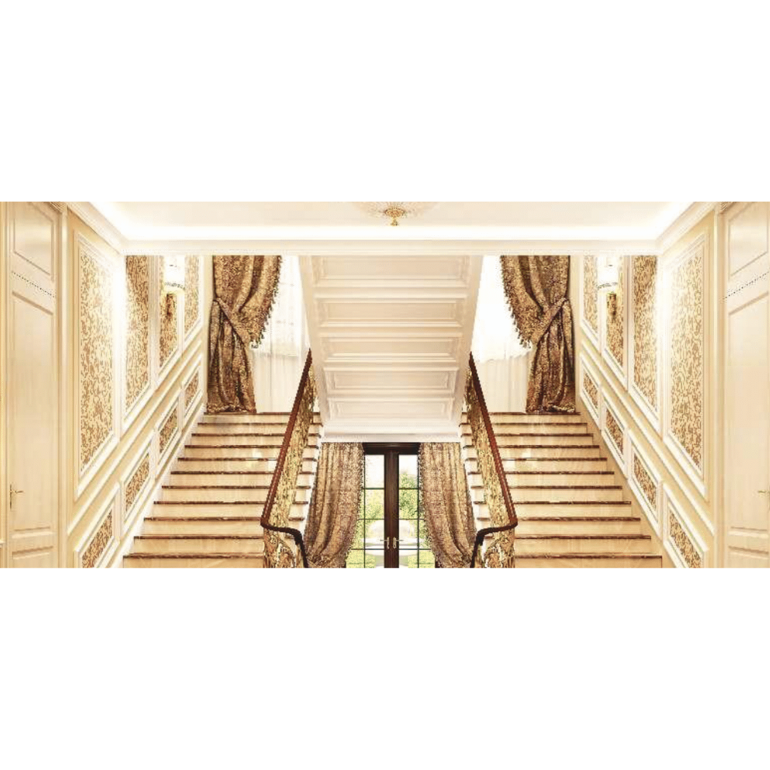 FW 100- 16MM WIDTH - CAPPUCCINO- FLOURISH INTERIOR MOULDING