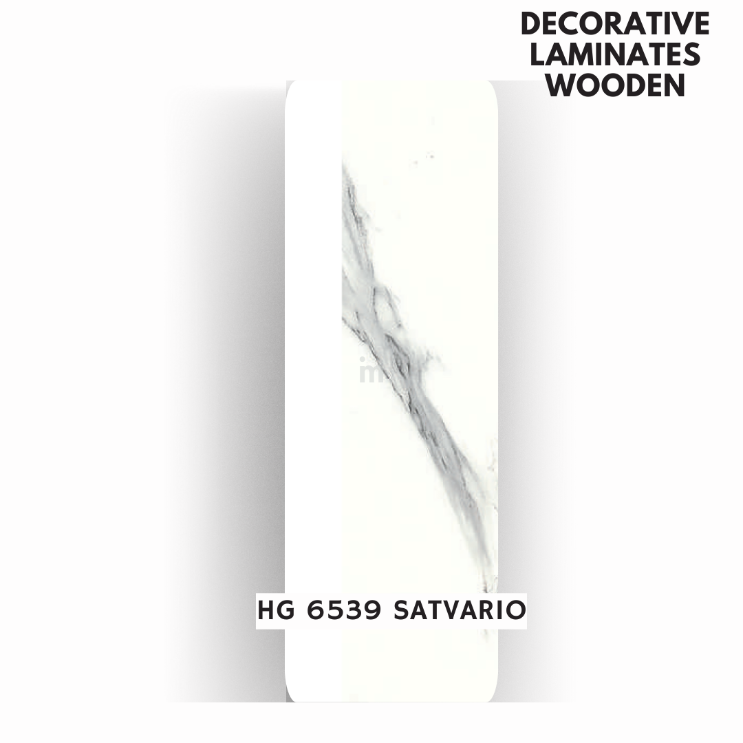 HG- 6539 SATVARIO  / HIGH GLOSS   / DECORATIVE LAMINATE / THINK LUXURY  - 1MM - 8FT x 4FT