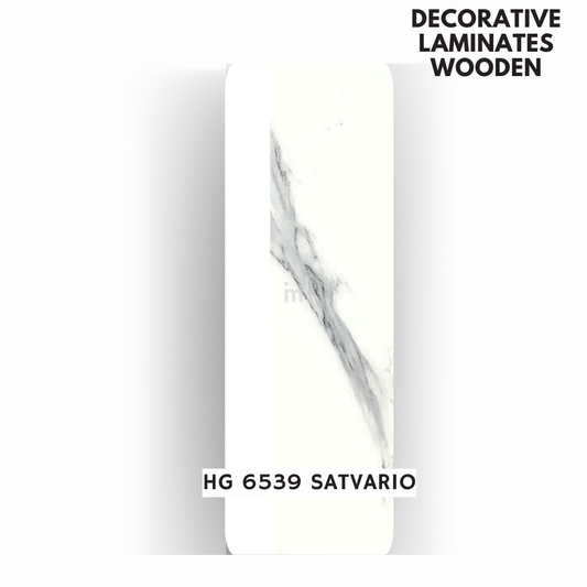 HG- 6539 SATVARIO  / HIGH GLOSS   / DECORATIVE LAMINATE / THINK LUXURY  - 1MM - 8FT x 4FT