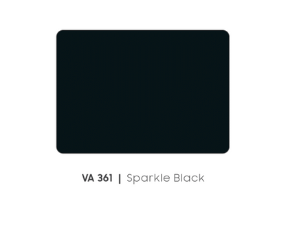 VA - 361 - SPARKLE BLACK - SPARKLE  - 8FT X 4FT / 10FT X 4FT / 12FT X 4FT - 3MM- VIVA - ACP