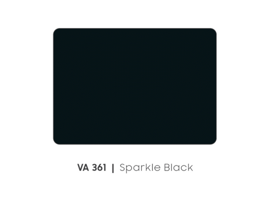 VA - 361 - SPARKLE BLACK - SPARKLE  - 8FT X 4FT / 10FT X 4FT / 12FT X 4FT - 3MM- VIVA - ACP