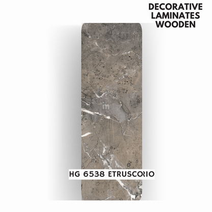 HG- 6538 ETRUSCO / HIGH GLOSS   / DECORATIVE LAMINATE / THINK LUXURY  - 1MM - 8FT x 4FT