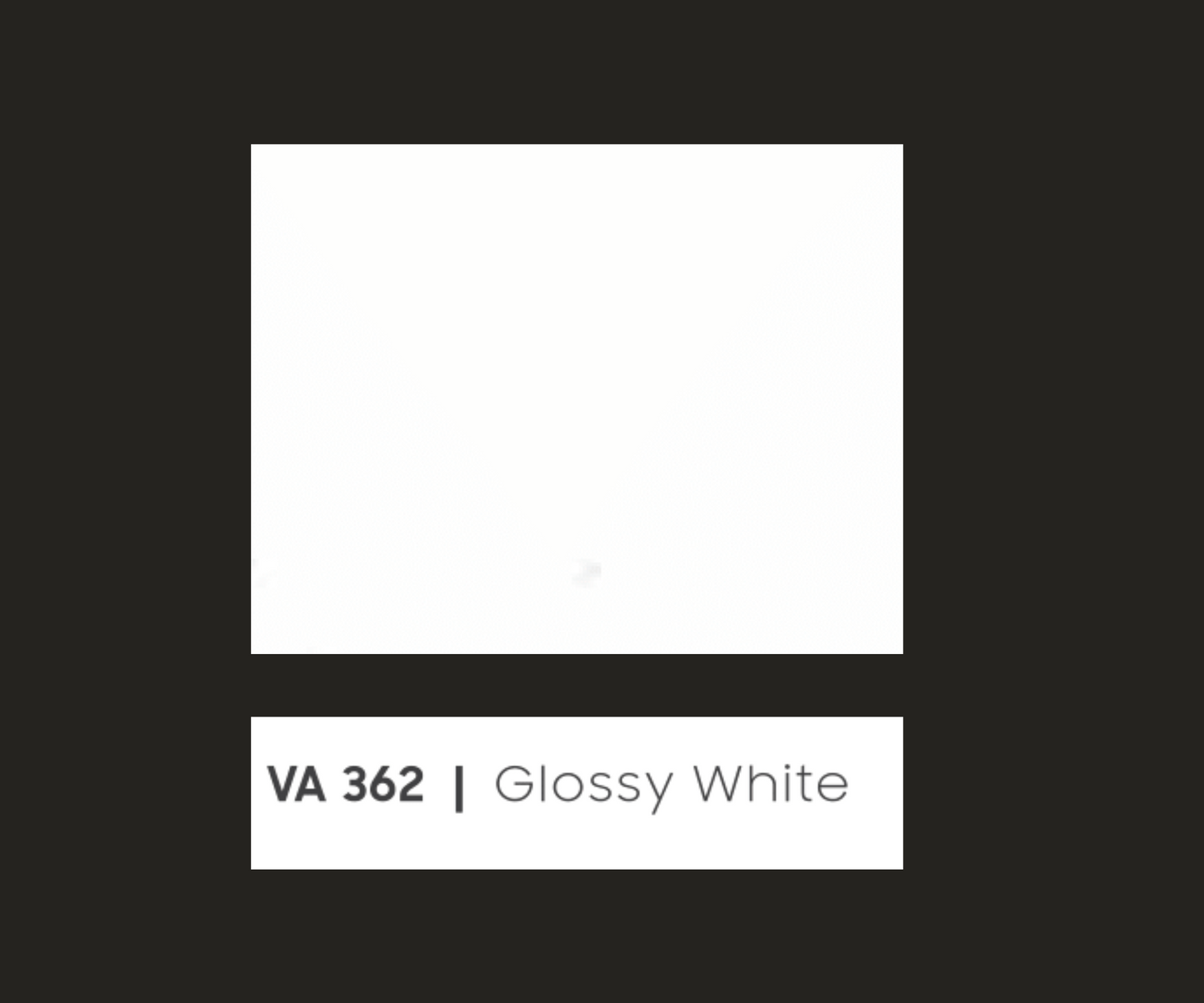 VA - 362 - GLOSSY WHITE - GLOSSY  - 8FT X 4FT / 10FT X 4FT / 12FT X 4FT - 3MM- VIVA - ACP