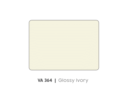 VA - 364 - GLOSSY IVORY - GLOSSY  - 8FT X 4FT / 10FT X 4FT / 12FT X 4FT - 3MM- VIVA - ACP