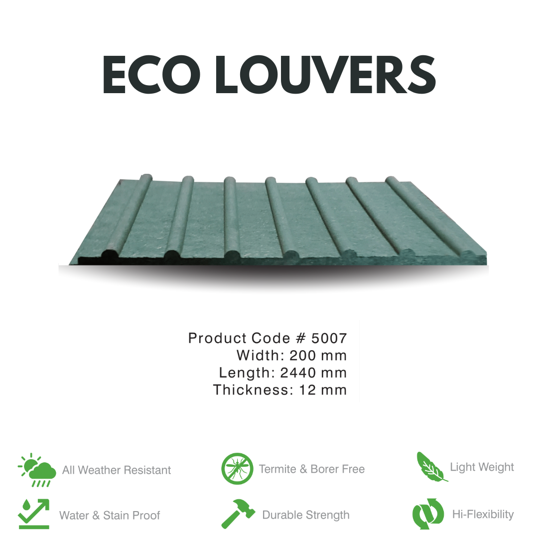 5007 / ECO LOUVERS / PREMIUM FLUTED PANELS / 2440MM x 200MM x 12MM