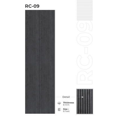 RC - 09 / CISCON LOUVERS / RICH COLLECTION/ LOUVERS / 8 FT x 5 INCH x 8MM