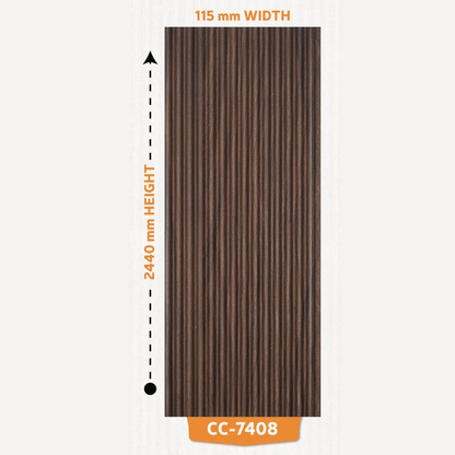 CC - 7408 / CISCON LOUVERS / FLUTED LOUVERS / 8 FT x 4.6 INCH x 12MM