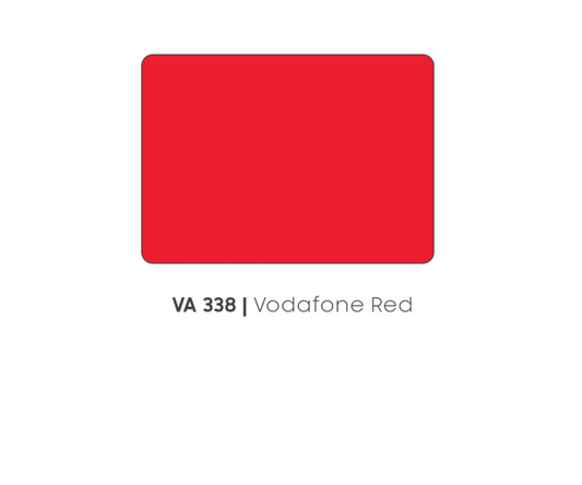 VA - 338 - VADAFONE RED - METALLIC & SOLID COLOURS - 8FT X 4FT / 10FT X 4FT / 12FT X 4FT - 3MM- VIVA - ACP