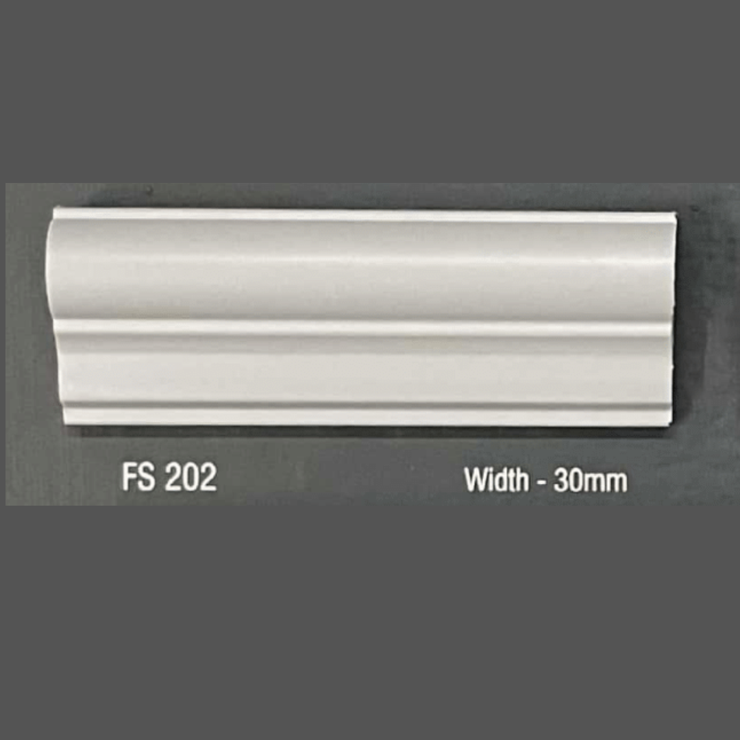 FW 202- 30MM WIDTH - SLATE GREY- FLOURISH INTERIOR MOULDING