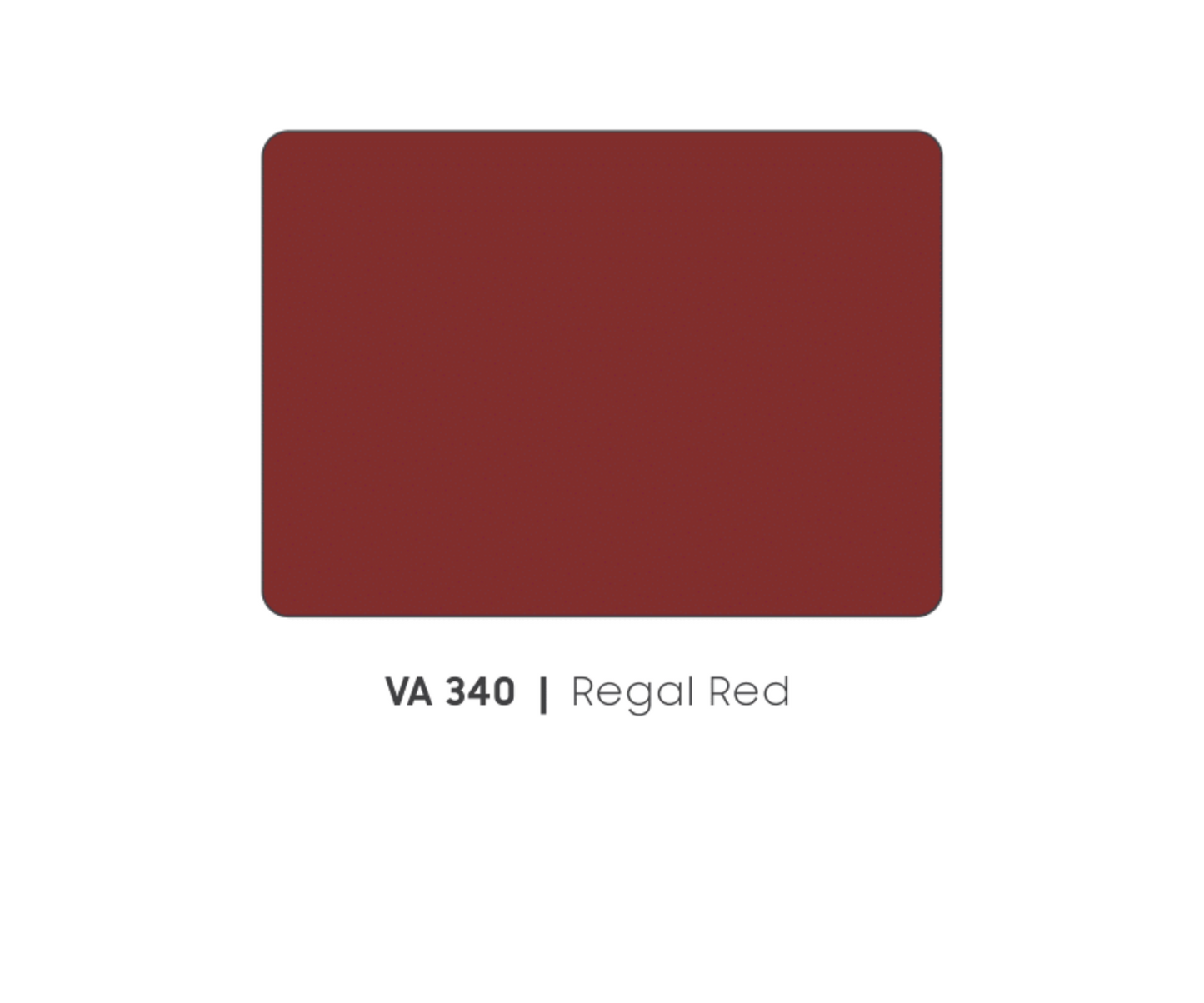 VA - 340 - REGAL RED - METALLIC & SOLID COLOURS - 8FT X 4FT / 10FT X 4FT / 12FT X 4FT - 3MM- VIVA - ACP