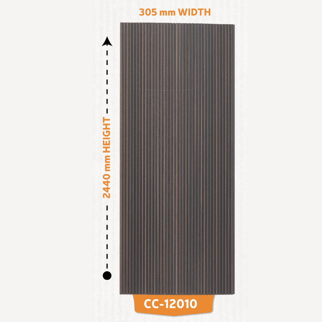 CC - 12010 / CISCON LOUVERS / FLUTED LOUVERS / 8 FT x 12.2 INCH x 12MM