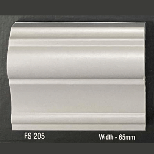 FW 205- 65MM WIDTH - SLATE GREY- FLOURISH INTERIOR MOULDING