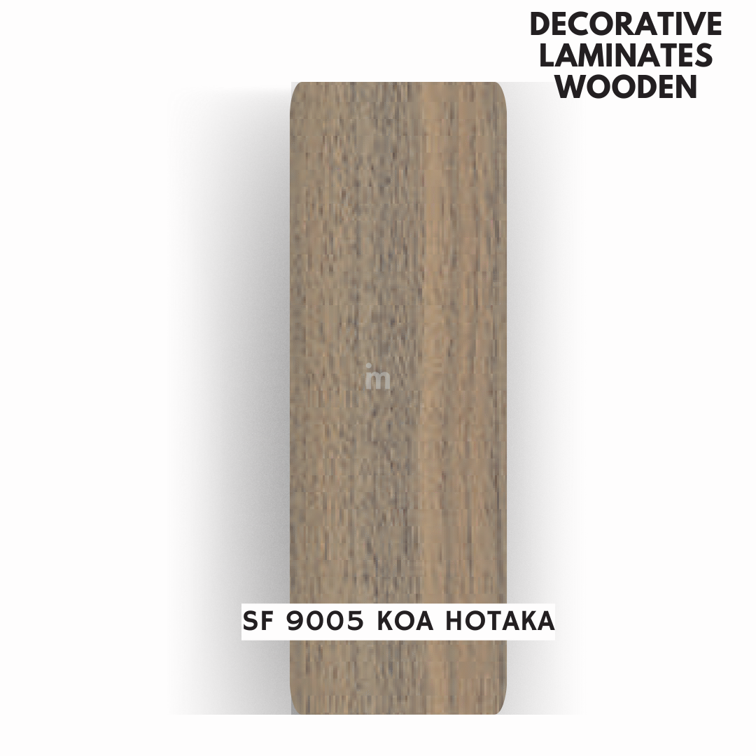 SF - 9005 KOA HOTAKA / SUDE FINISH / DECORATIVE LAMINATE / THINK LUXURY  - 1MM - 8FT x 4FT