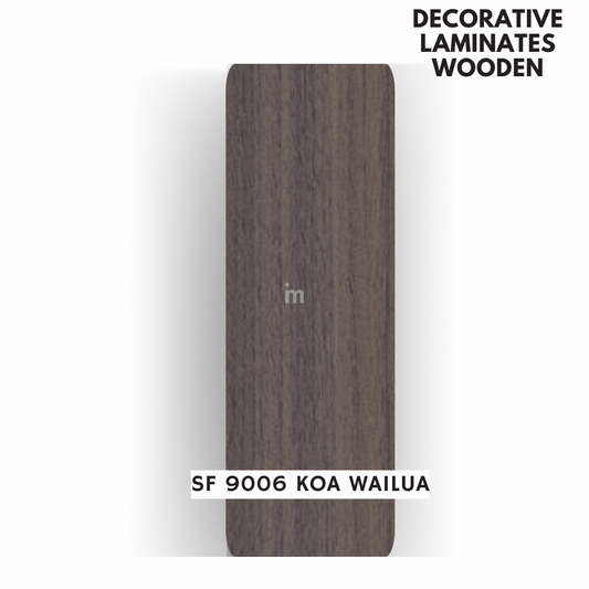 SF - 9006 KOA WAILUA / SUDE FINISH / DECORATIVE LAMINATE / THINK LUXURY  - 1MM - 8FT x 4FT