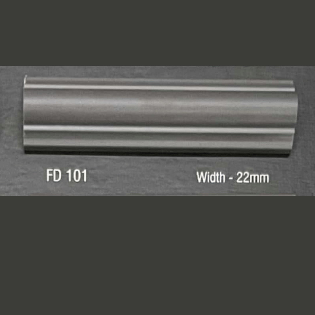 FW 101- 22MM WIDTH - DARK GREY- FLOURISH INTERIOR MOULDING