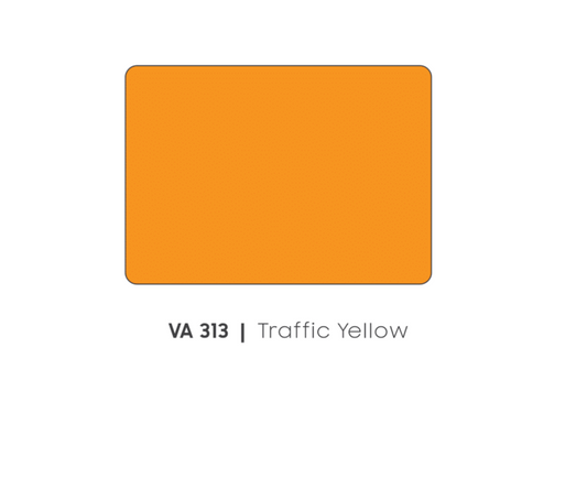 VA - 313 - TRAFFIC YELLOW - METALLIC & SOLID COLOURS - 8FT X 4FT / 10FT X 4FT / 12FT X 4FT - 3MM- VIVA - ACP