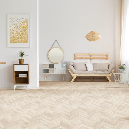 1883 - PASTLE -  8MM - CHEVRON COLLECTION - MATT SURFACE - REAL WOOD - LAMINATE FLOORING