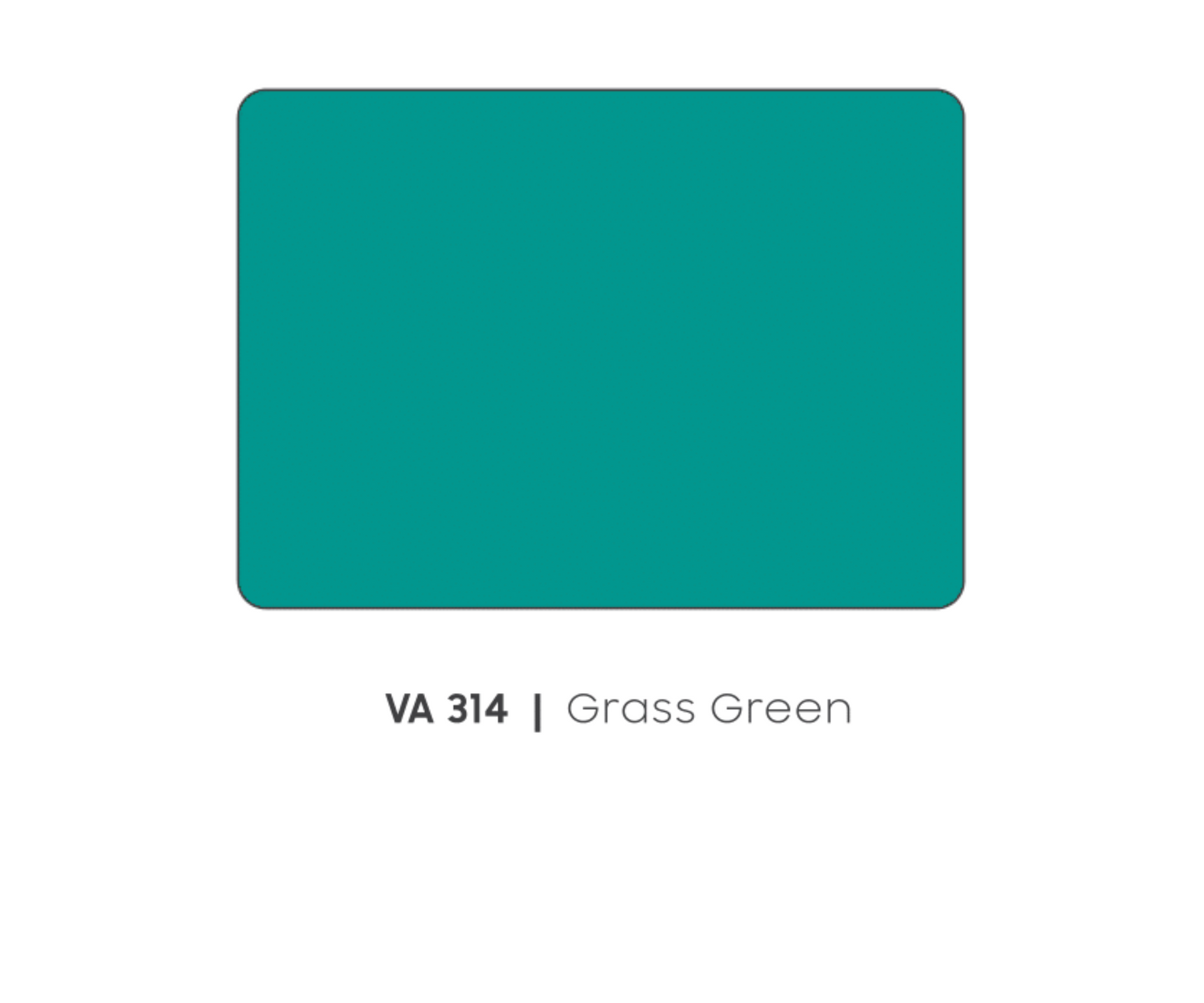 VA - 314 - GRASS GREEN - METALLIC & SOLID COLOURS - 8FT X 4FT / 10FT X 4FT / 12FT X 4FT - 3MM- VIVA - ACP