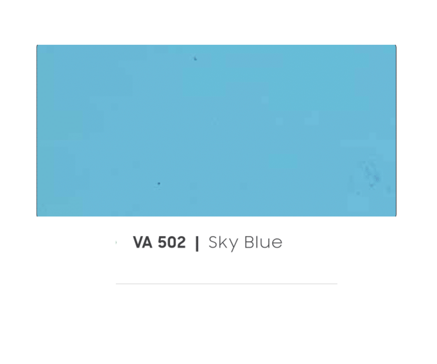 VA - 502 - SKY BLUE - METALLIC & SOLID COLOURS - 8FT X 4FT / 10FT X 4FT / 12FT X 4FT - 3MM- VIVA - ACP