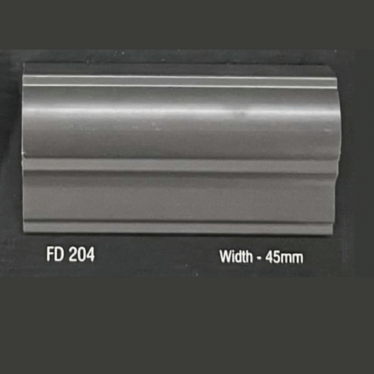 FW 204- 45MM WIDTH - DARK GREY- FLOURISH INTERIOR MOULDING