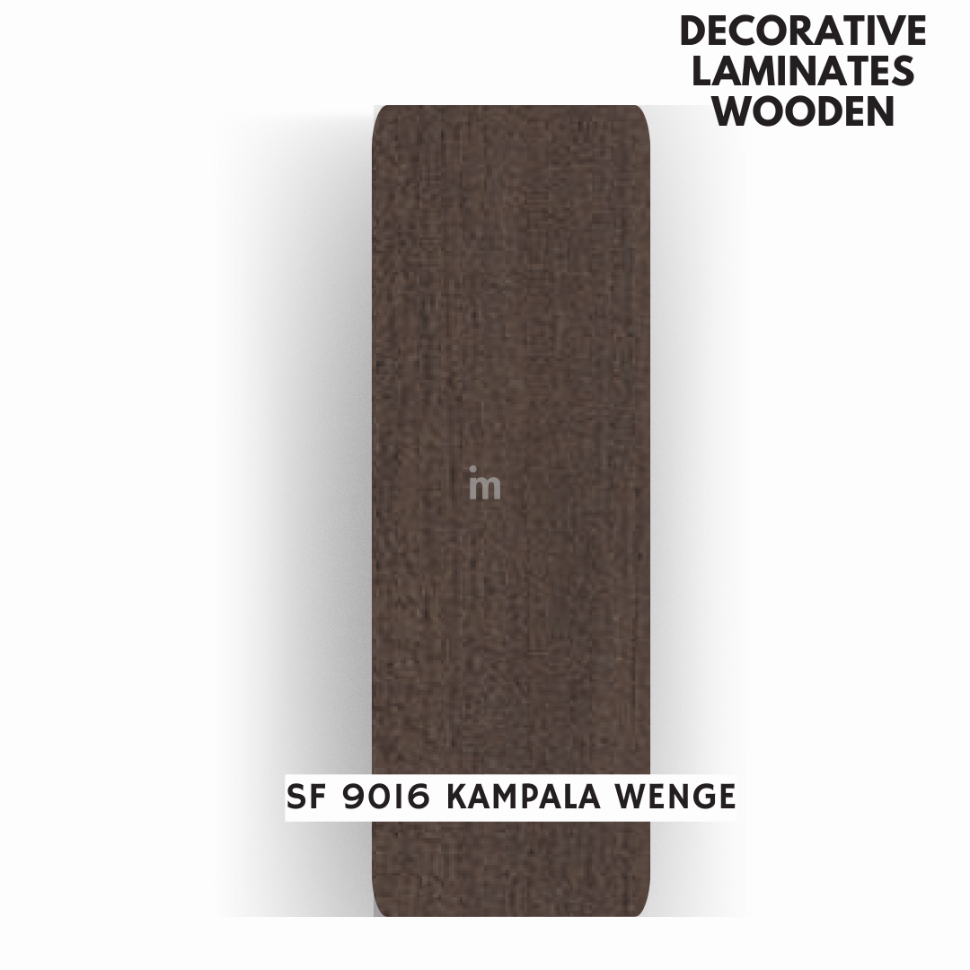 SF - 9016 KAMPALA WENGE / SUDE FINISH / DECORATIVE LAMINATE / THINK LUXURY  - 1MM - 8FT x 4FT