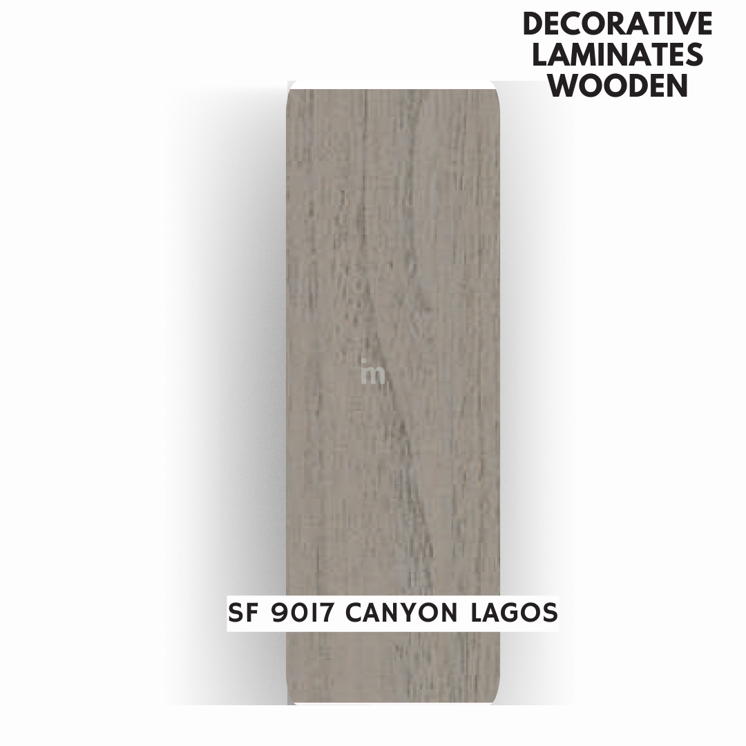 SF - 9017  CANYON LAGOS / SUDE FINISH / DECORATIVE LAMINATE / THINK LUXURY  - 1MM - 8FT x 4FT