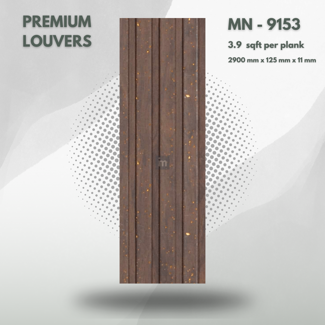 MN-9153 / PRIVE PREMIUM LOUVERS / LOUVERS / 9.5 FT x  5 INCH x 11MM