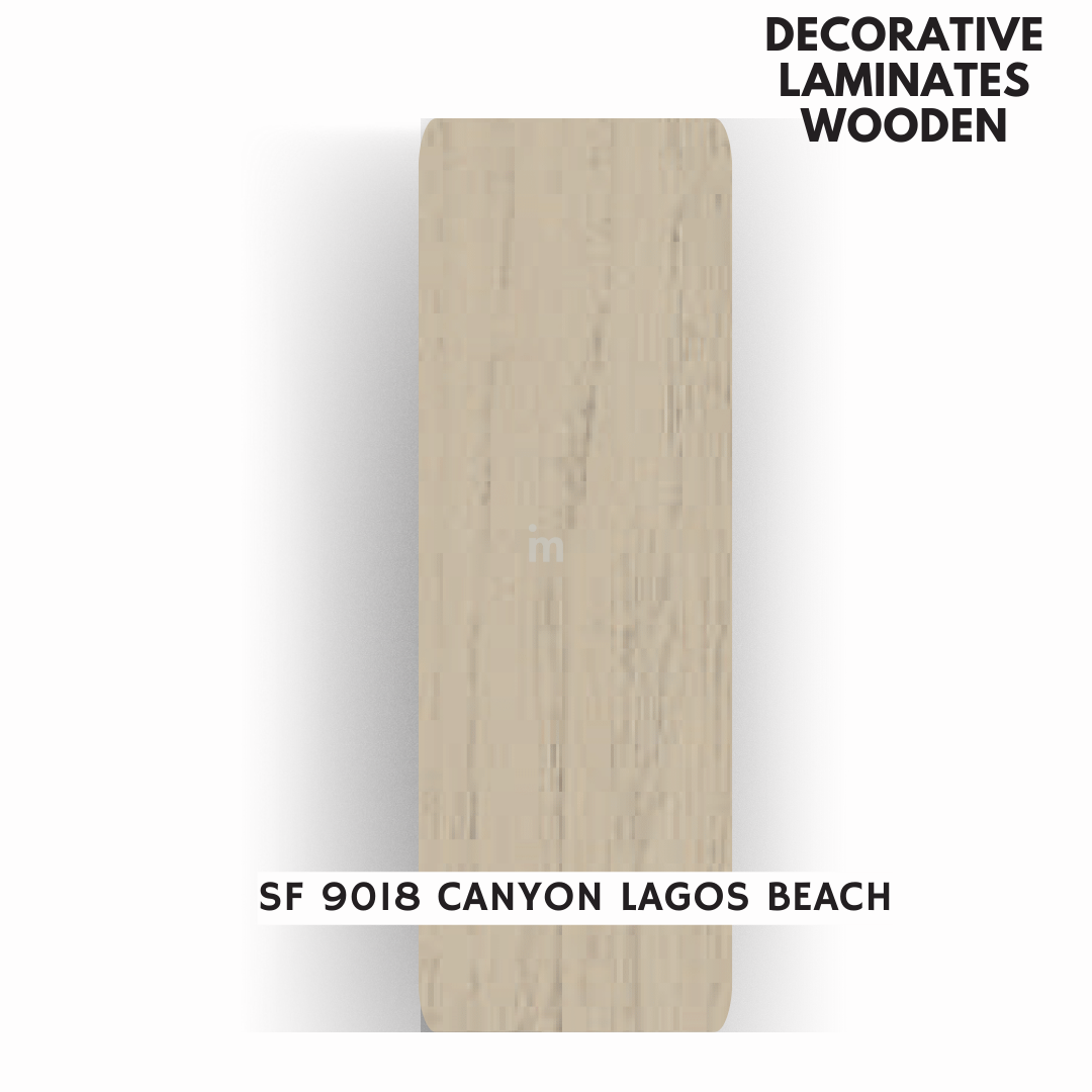 SF - 9018  CANYON LAGOS BEACH / SUDE FINISH / DECORATIVE LAMINATE / THINK LUXURY  - 1MM - 8FT x 4FT