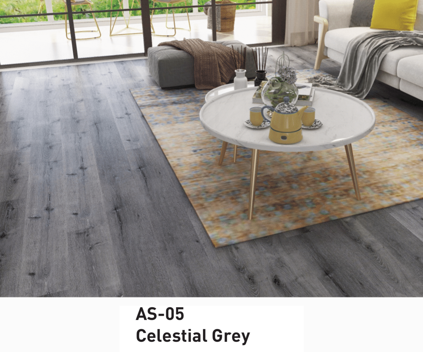 AS - 05 - CELESTIAL GREY - SPC FLOORING