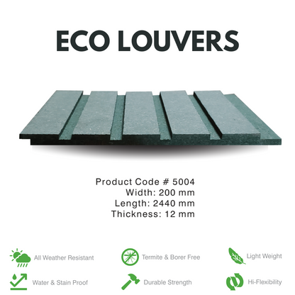 5004 / ECO LOUVERS / PREMIUM FLUTED PANELS / 2440MM x 200MM x 12MM