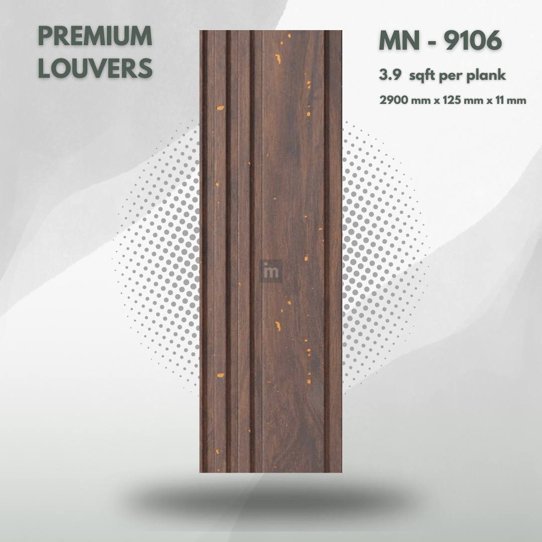 MN-9106 / PRIVE PREMIUM LOUVERS / LOUVERS / 9.5 FT x  5 INCH x 11MM