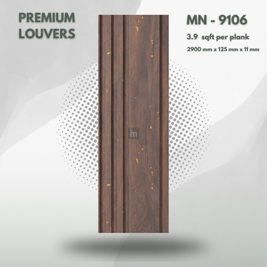 MN-9106 / PRIVE PREMIUM LOUVERS / LOUVERS / 9.5 FT x  5 INCH x 11MM