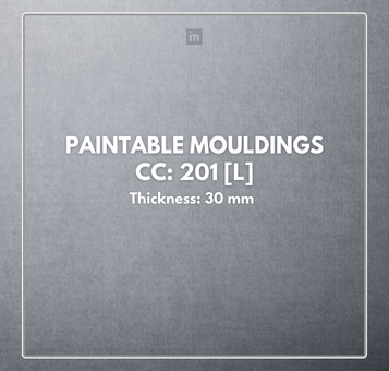 CC 201 [L] - 30MM - PAINTABLE MOULDING - CISCON