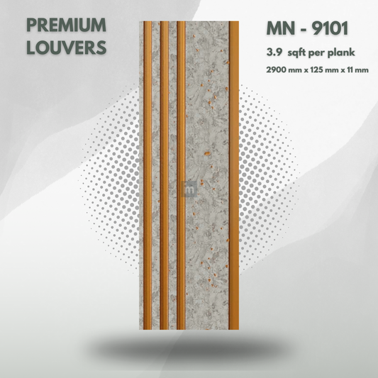 MN-9101 / PRIVE PREMIUM LOUVERS / LOUVERS / 9.5 FT x  5 INCH x 11MM