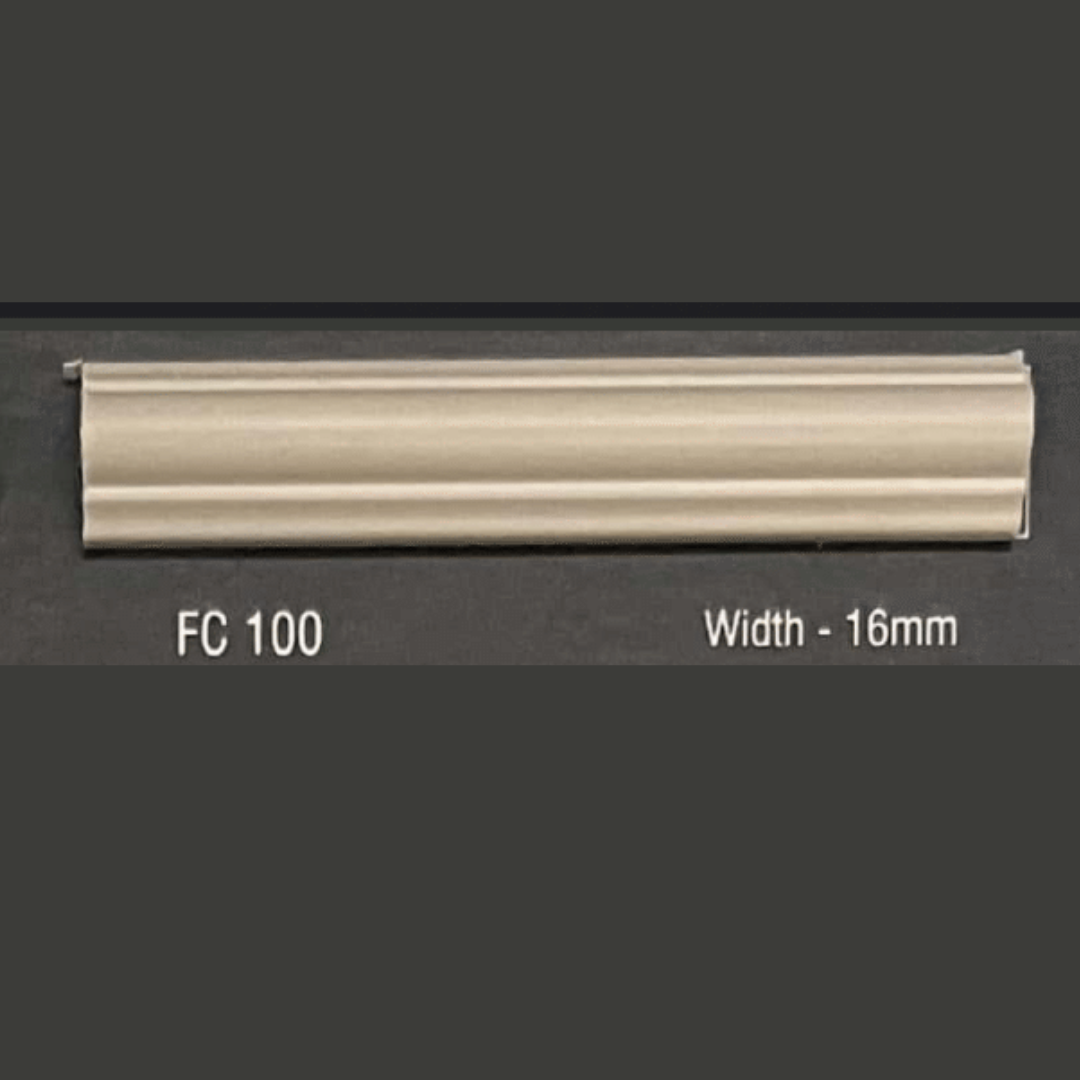 FW 100- 16MM WIDTH - CAPPUCCINO- FLOURISH INTERIOR MOULDING